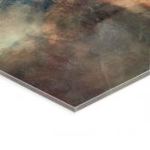 Acrylglasbild Abstrakter Nebel im Goldlicht - Schmucker 