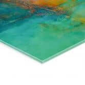 Acrylglasbild Türkisfarbene Polarlichter - Schmucker 