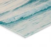 Tableau en verre acrylique La mer bleue rencontre le ciel rose en Grèce - Sisi & Seb 