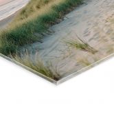 Tableau sur verre acrylique Dunes de la côte hollandaise - Zwart 