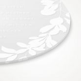Spruch Acrylglasbild, Fensterbild zum Aufhängen Die schönsten Zeiten im Leben... - Rund 