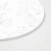 Spruch Acrylglasbild, Fensterbild zum Aufhängen Good things take time - Rund 