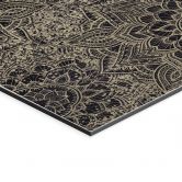 Wandbild Mandala Boho Antikgold - Bloomery Decor - Alu-Dibond 