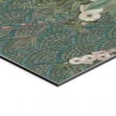 Wandbild Pfau im Tropengarten auf Mosaik - Bloomery Decor - Alu-Dibond 
