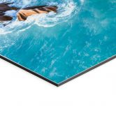 Wandbild Tropische Felsenküste der Seychellen - Colombo - Alu-Dibond 