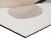 Wandbild Botanische Silhouette mit kunstvoller Geometrie - Costa - Alu-Dibond 