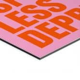 Wandbild More Espresso less Depresso - Fritsch - Alu-Dibond 