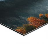 Wandbild Herbstliche Landschaft am Gipfel Triglav in den Julischen Alpen - Alu-Dibond 