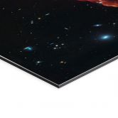Wandbild James Webb Telescope - Kosmischer Wirbelsturm Herbig Haro 49/50 - Alu-Dibond 