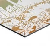 Wandbild Abenteuerreise zu den Dinosauriern - Ombre - Kikki Belle - Alu-Dibond 