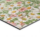 Wandbild Pferde auf der Blumenwiese - Kikki Belle - Alu-Dibond 