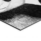 Wandbild Winkender Panda - Korenkova - Alu-Dibond 