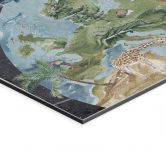 Wandbild Sonnensystem mit Planeten und Erde - Ms Tiff - Alu-Dibond 