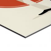 Wandbild Imagine Peace - Zwei für Frieden und Hoffnung - Retrodrome - Alu-Dibond 