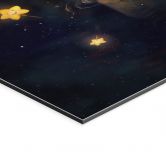 Wandbild Sternenfänger: Ein Glas voller Wünsche - Thai - Alu-Dibond 