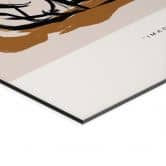 Wandbild Schwarze Pinselstriche - Imagine Yoko - Treechild - Alu-Dibond 