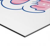 Wandbild Kawaii Welle mit Regenbogen und Berg Fuji - Trinidad - Alu-Dibond 