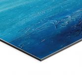 Wandbild Endlose Weite in Blau - Schmucker - Alu-Dibond Panorama 