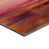 Wandbild Goldener Horizont im Abendlicht - Schmucker - Alu-Dibond Panorama 