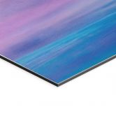 Wandbild Leuchtender Abendhimmel am Meer - Schmucker - Alu-Dibond Panorama 