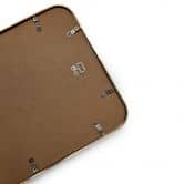 Aluminium Bilderrahmen Love - Gold mit Passepartout - abgerundete Ecken - 40,6 x 40,6 cm 