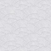 grafisch golfpatroon behang zilver wit - vliesbehang metallic effect 