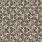 golf en lijn patroon grijs goud - retro look grafisch vliesbehang 