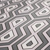 Architects Paper Vliestapete Jungle Chic Retrotapete geometrisch rosa, grau, weiß 