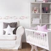Lovely Kids selbstklebende Kinderzimmer Bordüre Dreamy Bunny mit niedlichen Hasen 
