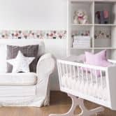 Lovely Kids selbstklebende Kinderzimmer Bordüre Little Cats mit niedlichen Katzen 