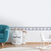Lovely Kids selbstklebende Kinderzimmer Bordüre Meow Cats mit süßen Katzen 