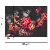 Livingwalls Fototapete Designwalls Romantic Flowers Blumen 