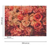 Livingwalls Fototapete Designwalls Flower Wall Blumen 