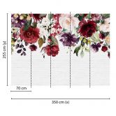 Livingwalls Fototapete Designwalls Mural Blumen 