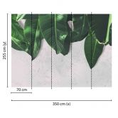Livingwalls Fototapete Designwalls Leaves Wall Natur 