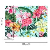 Livingwalls Fotobehang Designwalls Flamingo Art 