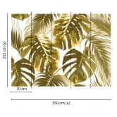 Livingwalls Fototapete Designwalls Palm Leaves Dschungel 