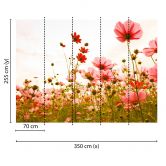 Livingwalls Fototapete Designwalls Flower Meadow Blumen 