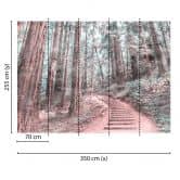 Livingwalls Fototapete Designwalls Forest Walk Wald 