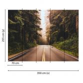 Livingwalls Fototapete Designwalls Road Trip Wald 