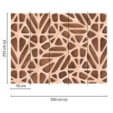 Livingwalls Fototapete Designwalls Organic Surface in 3D Optik 