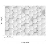 Livingwalls 3D Fototapete Designwalls Honeycomb 