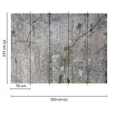 Livingwalls Fototapete Designwalls Old Concrete in Betonoptik 