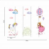 Fototapete Kinderzimmer UnicorPrincess weiß rosa - Vliestapete Designwalls 2 - 2,55 x 3,5 m 