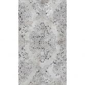 Papier peint baroque gris argenté - papier peint intissé design ornemental - papier peint élégant 