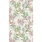 Vogel-Tapete Creme Bunt - Vliestapete mit Naturmotiv für Schlafzimmer & Wohnzimmer 