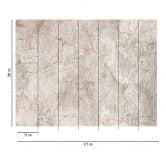 Livingwalls Tapete in Betonoptik Metropolitan Stories THE WALL Vliestapete Vintage beige, weiß 