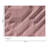 Livingwalls 3D Tapete Metropolitan Stories THE WALL Vliestapete geometrisch rosa 
