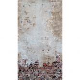 Livingwalls Tapete in Betonoptik Metropolitan Stories THE WALL Vliestapete Vintage grau, rot 