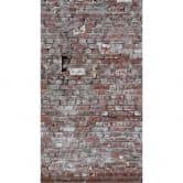 Livingwalls Tapete in Steinoptik Metropolitan Stories THE WALL Vliestapete Backstein rot, grau 